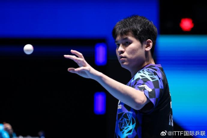 银河娱乐城官方网站-世乒赛男团半决赛：林诗栋0-3不敌F-勒布伦，国乒1-1法国